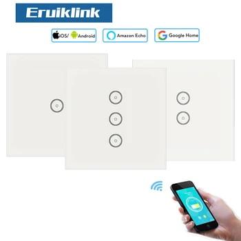 Led 220v WiFi Touch Wall Light Switch Glass Panel Wireless Switch Support Timing and Remote Control Work with Alexa Google Home
Led 220v WiFi Touch Wall Light Switch Glass Panel Wireless Switch Support Timing and Remote Control Work with Alexa Google Home
