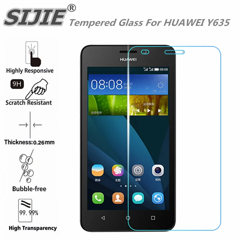 SIJIE Tempered Glass For HUAWEI Y635 2.26mm Screen Protector protective front stronger 9H hardness thin discount
SIJIE Tempered Glass For HUAWEI Y635 2.26mm Screen Protector protective front stronger 9H hardness thin discount