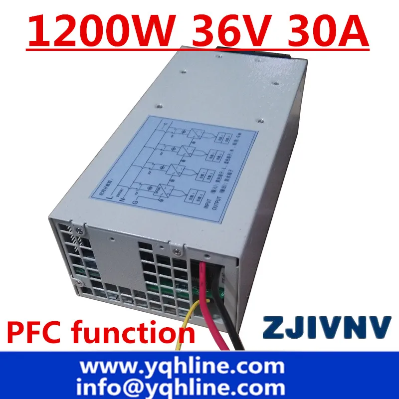 

PFC function 1200w switching power supply 36v 30A Big power SMPS Customize big watt power supply ac-dc