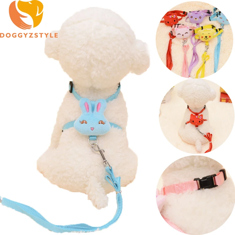 Cute Pet Dog Leash Set Adjustable Animal Design Dog Harness For Small Dogs Chihuahua Nylon Straps Pet Accessories DOGGYZSTYLE 2
Cute Pet Dog Leash Set Adjustable Animal Design Dog Harness For Small Dogs Chihuahua Nylon Straps Pet Accessories DOGGYZSTYLE 2