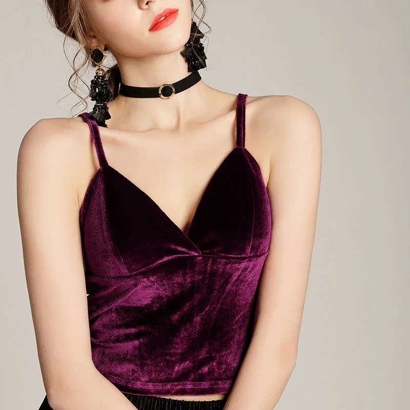 Crop Top tank Women tops Cropped Sexy Velvet Camis Female Harajuku Sleeveless Shirt Summer vest tops fitness tank top bandage
Crop Top tank Women tops Cropped Sexy Velvet Camis Female Harajuku Sleeveless Shirt Summer vest tops fitness tank top bandage