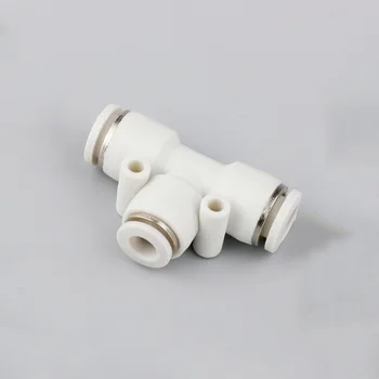 White Fit 4/6/8/10/12/14/16mm OD PU Tube Equal/Reducer Tee 3 Ways Pneumatic Push In Connector Quick Release Air Fitting
White Fit 4/6/8/10/12/14/16mm OD PU Tube Equal/Reducer Tee 3 Ways Pneumatic Push In Connector Quick Release Air Fitting