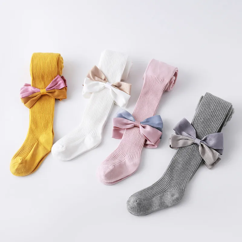 Infant Baby Cotton Pantyhose Toddler Solid Color Knitted Tights With Lovely Big 3D Bowknot Kids Girls Princess For Spring
Infant Baby Cotton Pantyhose Toddler Solid Color Knitted Tights With Lovely Big 3D Bowknot Kids Girls Princess For Spring