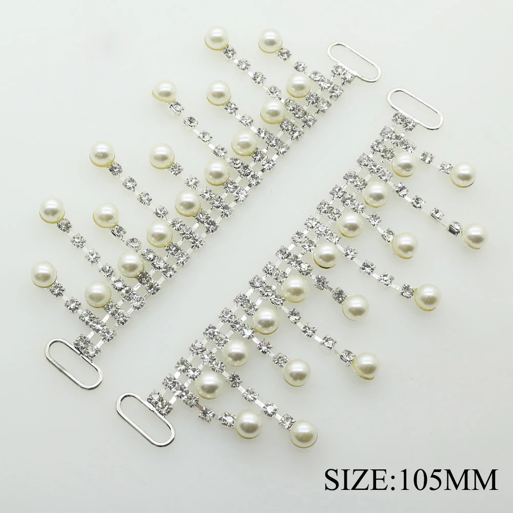 New 2PCS/Lot Crystal Buckle Metal Chain for Swimwear Rhinestone Bikini Connector Pearl Shoe Clothing Cap Hat Accessories
New 2PCS/Lot Crystal Buckle Metal Chain for Swimwear Rhinestone Bikini Connector Pearl Shoe Clothing Cap Hat Accessories