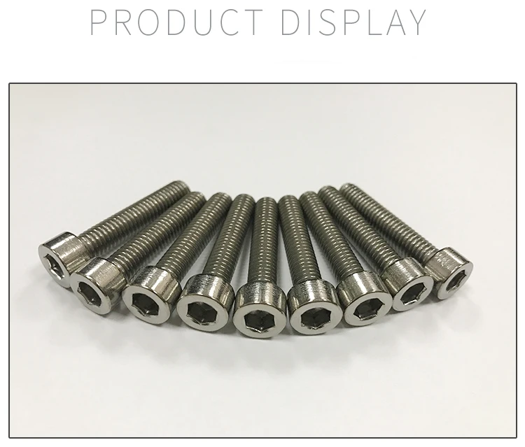 2pcs M9 x 40 Titanium Ti Screw Bolt Allen hex Socket Cap head Aerospace Grade