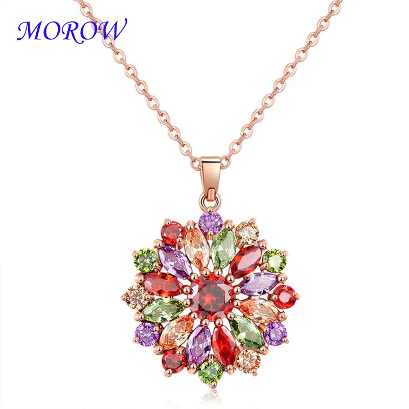 MOROW Charm Necklace Hot New Fashion Colourful Zircon Pendant Necklaces Jewelry Accessories for Women Girls Birthday Party Gift
MOROW Charm Necklace Hot New Fashion Colourful Zircon Pendant Necklaces Jewelry Accessories for Women Girls Birthday Party Gift