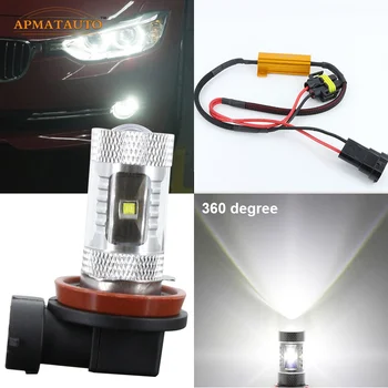 

2 x Super Birght H11 H8 Canbus NO ERROR XBD Chips LED Fog Daytime Running Light Bulb For BMW E71 X6 E70 X5 E83 F25 X3