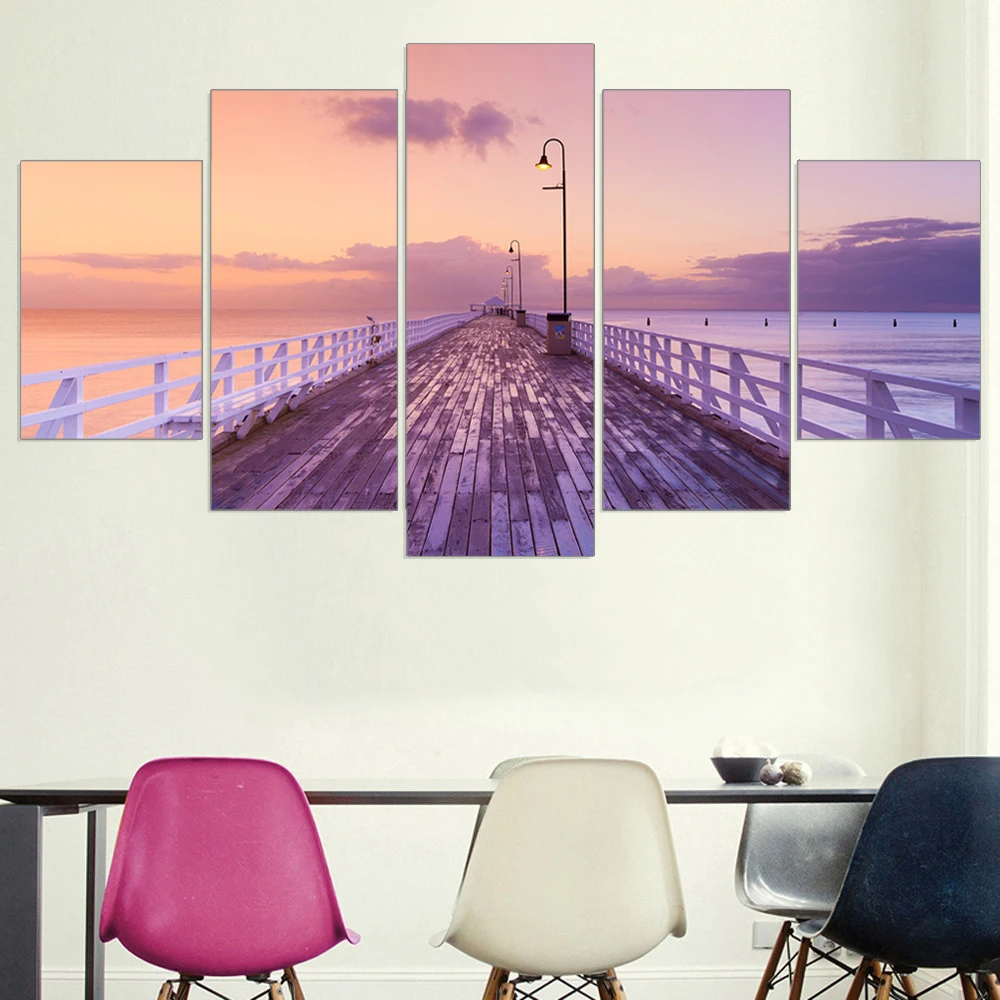 5 Panel Modern HD Canvas Printed Wall Art Painting Landscape Poster Sunset Bridge Home Decor For Living Room Artwork Pictures
5 Panel Modern HD Canvas Printed Wall Art Painting Landscape Poster Sunset Bridge Home Decor For Living Room Artwork Pictures