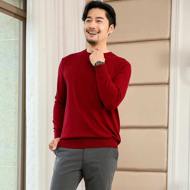 Man Cashmere Sweater 2019 Spring Warm Pullovers Round Neck Long Sleeve Standard Sweaters Male Jumper Knit Tops S-XXL
Man Cashmere Sweater 2019 Spring Warm Pullovers Round Neck Long Sleeve Standard Sweaters Male Jumper Knit Tops S-XXL