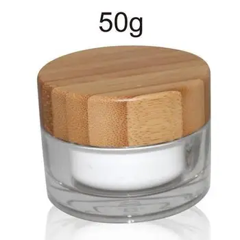 Double Wall 30g 1oz 50g 1.2oz Cosmetic Cream Acrylic Jar With Bamboo screw cap Lid For Makeup Face cream skin care cream
Double Wall 30g 1oz 50g 1.2oz Cosmetic Cream Acrylic Jar With Bamboo screw cap Lid For Makeup Face cream skin care cream