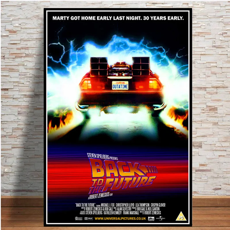 Back to the Future Movie Film Classic Poster Wall Art Picture Posters and Prints Canvas Painting for Room Home Decor
Back to the Future Movie Film Classic Poster Wall Art Picture Posters and Prints Canvas Painting for Room Home Decor
