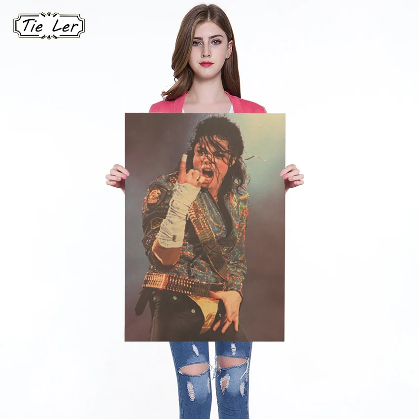 Classic Famous Star Kraft Paper MJ Poster Bar Cafe Home Decor Decorative Paintings Wall Sticker
Classic Famous Star Kraft Paper MJ Poster Bar Cafe Home Decor Decorative Paintings Wall Sticker