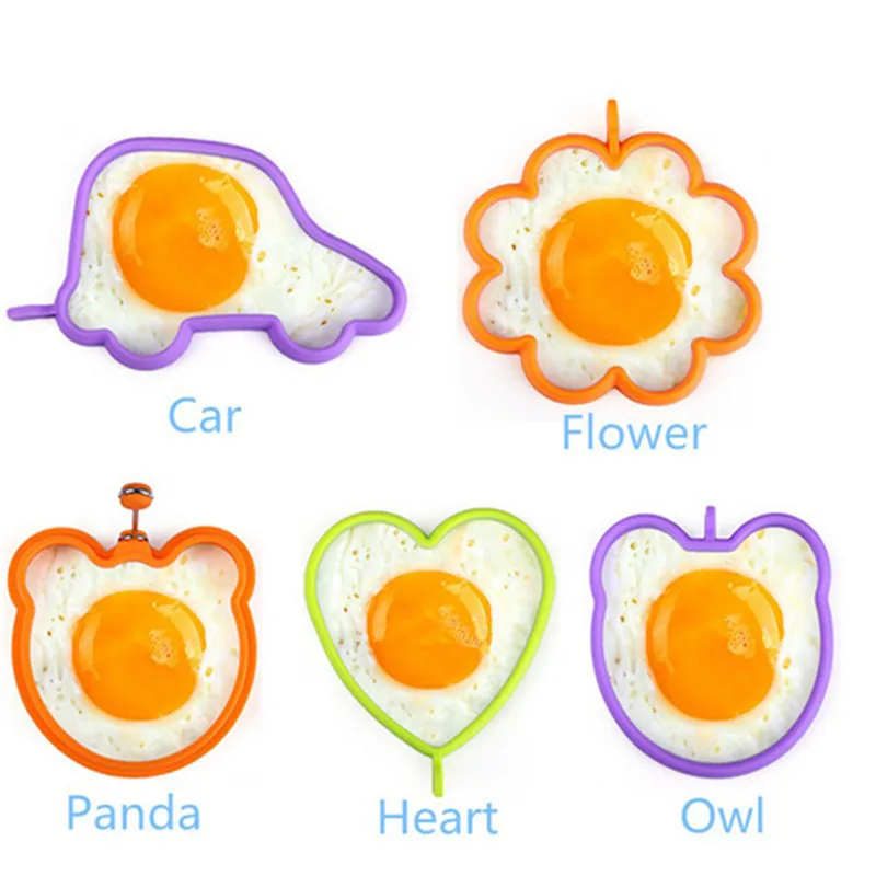 5 Styles Hot Sale simple Cartoon Silicone forms Egg Pancake Rings Fried Omelette DIY Mold Cooking Tool Shaped Mould
5 Styles Hot Sale simple Cartoon Silicone forms Egg Pancake Rings Fried Omelette DIY Mold Cooking Tool Shaped Mould