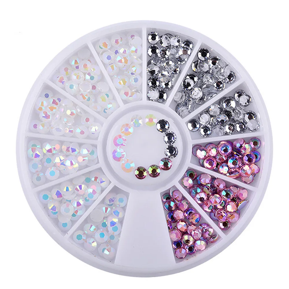 AB Colorful Nail Glitter 3d Charm Pearl Beads Tips Nail Art Decorations In Wheels DIY UV Gel Rhinestones Manicure Accessories
AB Colorful Nail Glitter 3d Charm Pearl Beads Tips Nail Art Decorations In Wheels DIY UV Gel Rhinestones Manicure Accessories