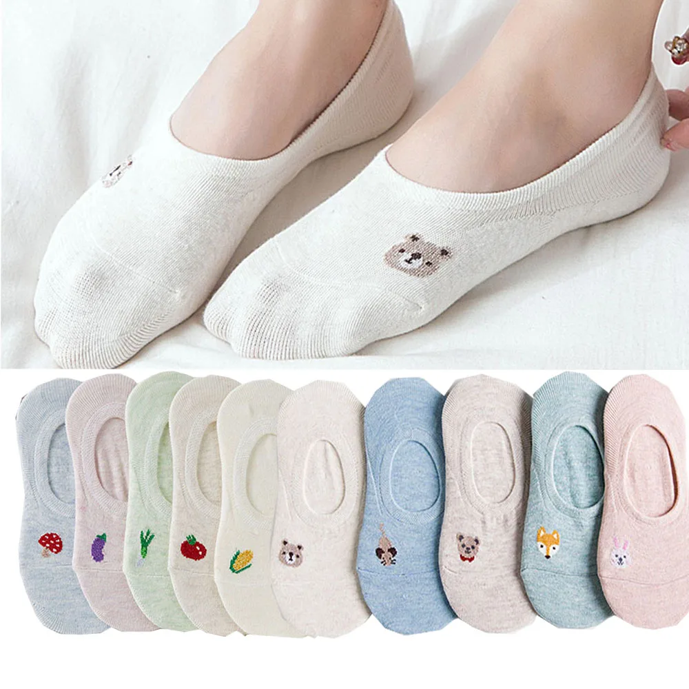 Thin sweat-absorbent boat socks cartoon vegetable Pattern super shallow mouth invisible socks silicone non-slip socks
Thin sweat-absorbent boat socks cartoon vegetable Pattern super shallow mouth invisible socks silicone non-slip socks