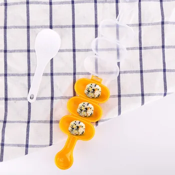 100set/lot Rice Ball Molds DIY Ball Shape Sushi Maker Mould Seaweed Cutter Rice Ball with Spoon Kitchen Mold Tools
100set/lot Rice Ball Molds DIY Ball Shape Sushi Maker Mould Seaweed Cutter Rice Ball with Spoon Kitchen Mold Tools