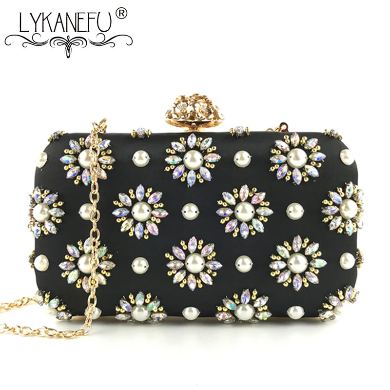 LYKANEFU NEW Luxury Diamonds Banquet Evening Bag Women Bag Ladies Purse Black Day Clutches Bride Wedding Chain Shoulder Bags 
LYKANEFU NEW Luxury Diamonds Banquet Evening Bag Women Bag Ladies Purse Black Day Clutches Bride Wedding Chain Shoulder Bags