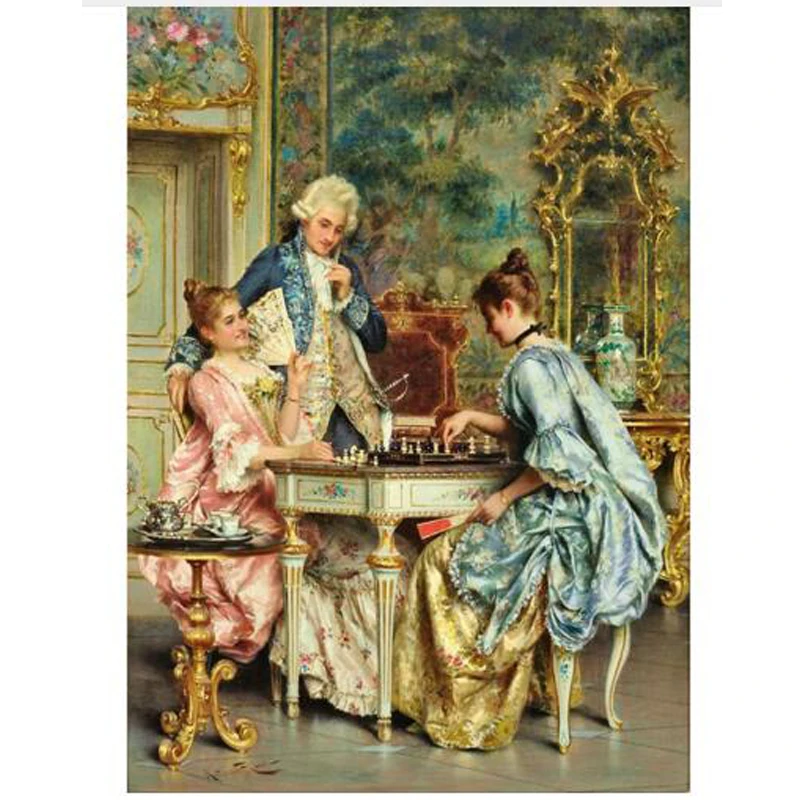 Diamond Embroidery European family chess 5D Diy Diamond Painting Cross Stitch Kits Square Rhinestone Mosaic Needlework BD638
Diamond Embroidery European family chess 5D Diy Diamond Painting Cross Stitch Kits Square Rhinestone Mosaic Needlework BD638