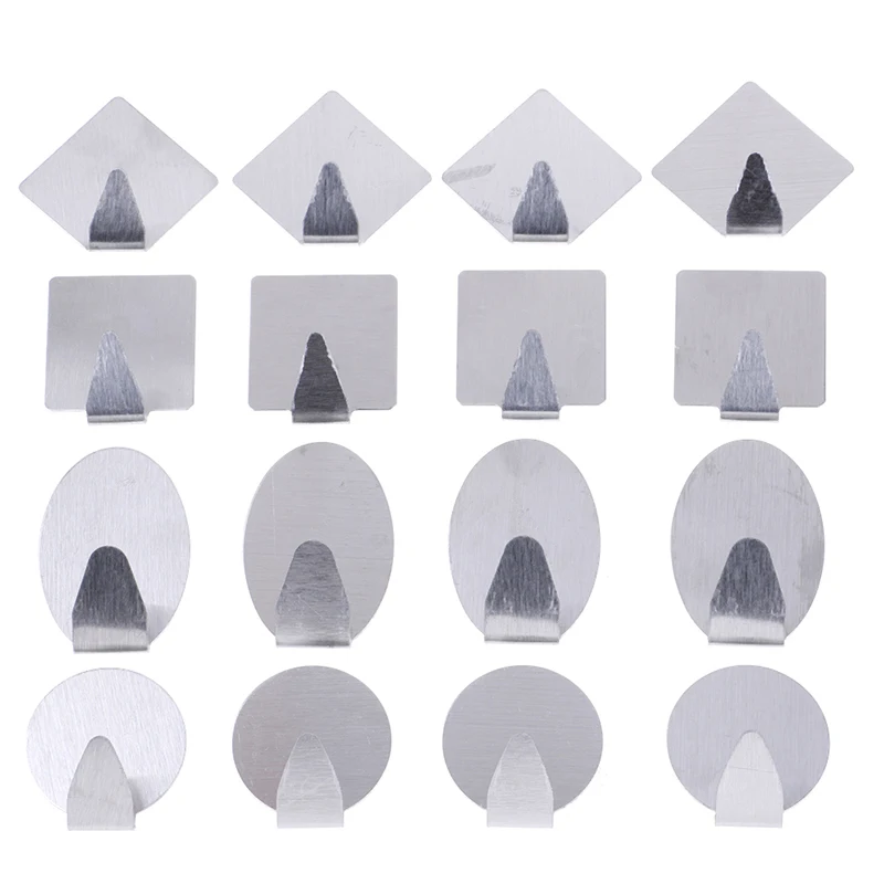 4 Pcs Stainless Steel Wall Hooks Self Adhesive Coat Hooks Waterproof Storage Organizer For Towel Keys Kitchen Tools Bathroom
4 Pcs Stainless Steel Wall Hooks Self Adhesive Coat Hooks Waterproof Storage Organizer For Towel Keys Kitchen Tools Bathroom