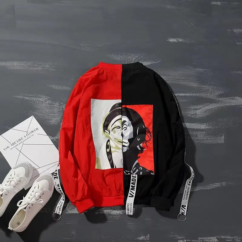 New Digital printing Zip Jackets Hip Hop Casual Track Jackets Men Spring Autumn Jackets Outerwear Manteau Homme Bomber Jacket
New Digital printing Zip Jackets Hip Hop Casual Track Jackets Men Spring Autumn Jackets Outerwear Manteau Homme Bomber Jacket