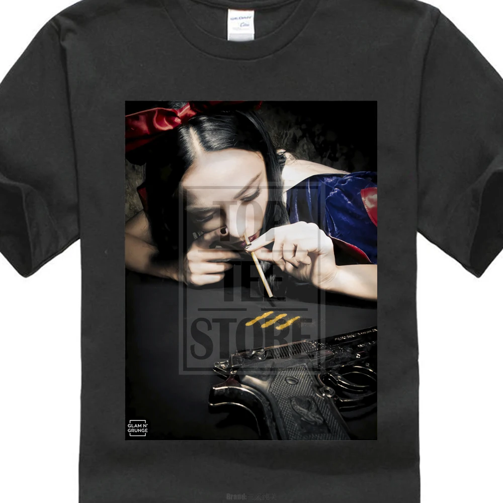 Print T Shirt Summer Style Hot Snow White Schneewittchen Kokain Blow Swag Dc Retro 100% Cotton Print Shirt Tee 031
Print T Shirt Summer Style Hot Snow White Schneewittchen Kokain Blow Swag Dc Retro 100% Cotton Print Shirt Tee 031
