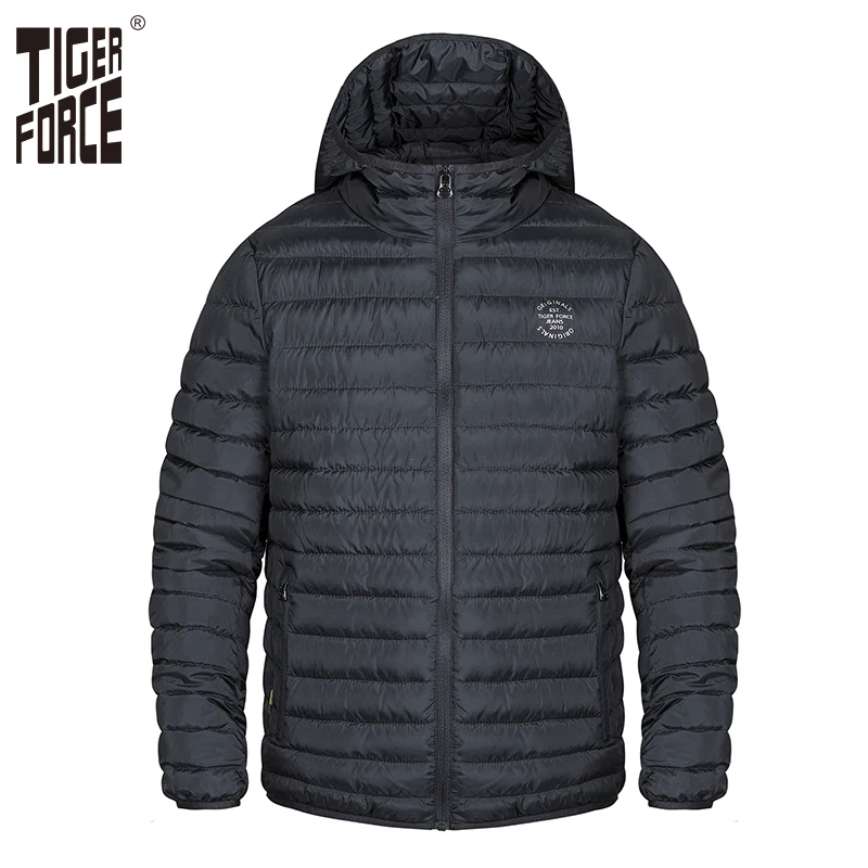 Tiger Force Men Spring Jacket Thick Parka Men's Solid Jacket Male Hooded Puffy Coat Casual Fashion Outerwear Clothes Plus Size
Tiger Force Men Spring Jacket Thick Parka Men's Solid Jacket Male Hooded Puffy Coat Casual Fashion Outerwear Clothes Plus Size