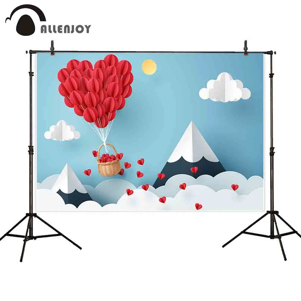Allenjoy photography background 14 February Valentine's Day heart hot air Mount Fuji backdrop photophone photocall photo studio
Allenjoy photography background 14 February Valentine's Day heart hot air Mount Fuji backdrop photophone photocall photo studio