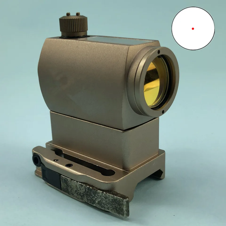 Tactical Solar Power 1x Red Dot Sight Riflescope Low and High QD Picatinny 20mm Rail Mount for Hunting Shooting Airsoft Tan
Tactical Solar Power 1x Red Dot Sight Riflescope Low and High QD Picatinny 20mm Rail Mount for Hunting Shooting Airsoft Tan