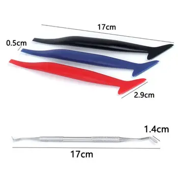 4-in-1 Micro-scraping Vinyl Scroll Graphic Tile Window Film Autofolierung Movie Minimum Gap Application Foil Plastic Scraper
4-in-1 Micro-scraping Vinyl Scroll Graphic Tile Window Film Autofolierung Movie Minimum Gap Application Foil Plastic Scraper