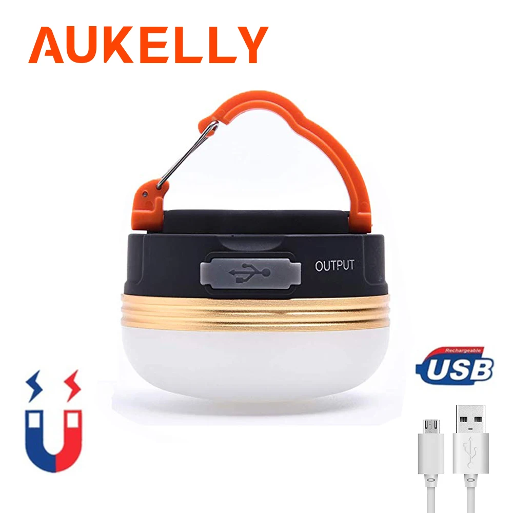 Aukelly Mini Portable Camping Light 3W LED USB Rechargeable Camping Lantern Outdoor Emergency Hiking Night Hanging Tent lamp
Aukelly Mini Portable Camping Light 3W LED USB Rechargeable Camping Lantern Outdoor Emergency Hiking Night Hanging Tent lamp