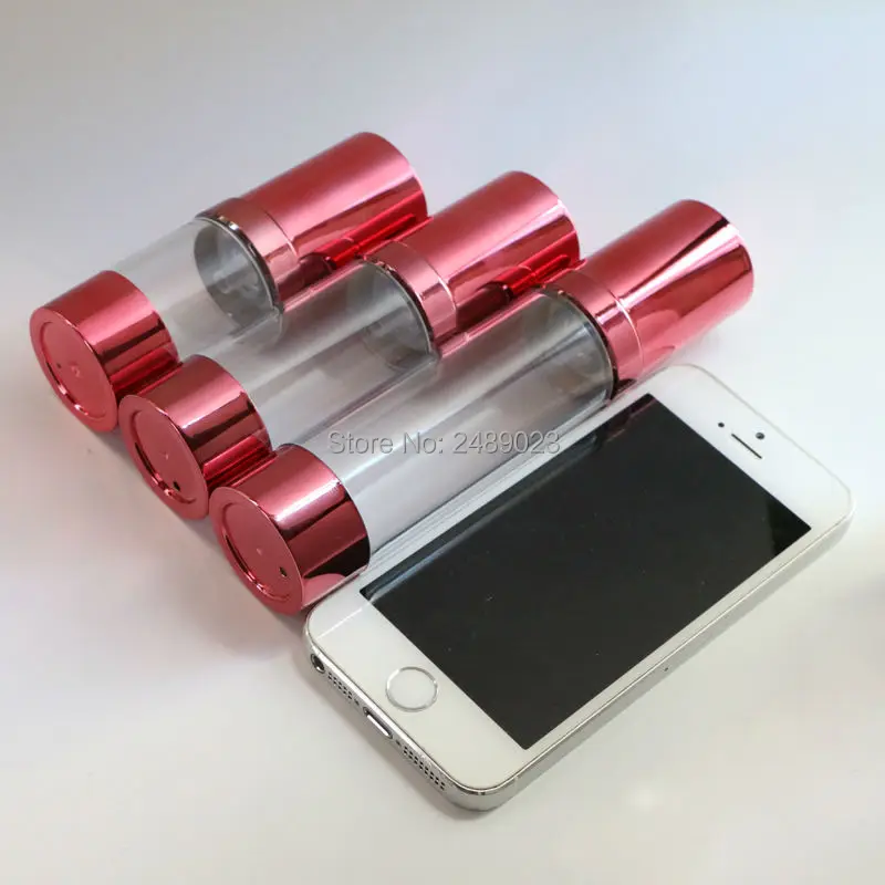 2 pcs/lot Makeup Tools Rose Red Empty Cosmetic Containers Lotion Refillable Bottles 15ml/ 30ml/ 50ml Plastic Bottle Packaging
2 pcs/lot Makeup Tools Rose Red Empty Cosmetic Containers Lotion Refillable Bottles 15ml/ 30ml/ 50ml Plastic Bottle Packaging