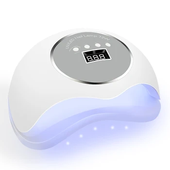 72W Highest Power Nail Lamp Double Light Source Largest Space LED/UV Nail Dryer Light Gel Polish Curing Tool With Motion Sensor
72W Highest Power Nail Lamp Double Light Source Largest Space LED/UV Nail Dryer Light Gel Polish Curing Tool With Motion Sensor