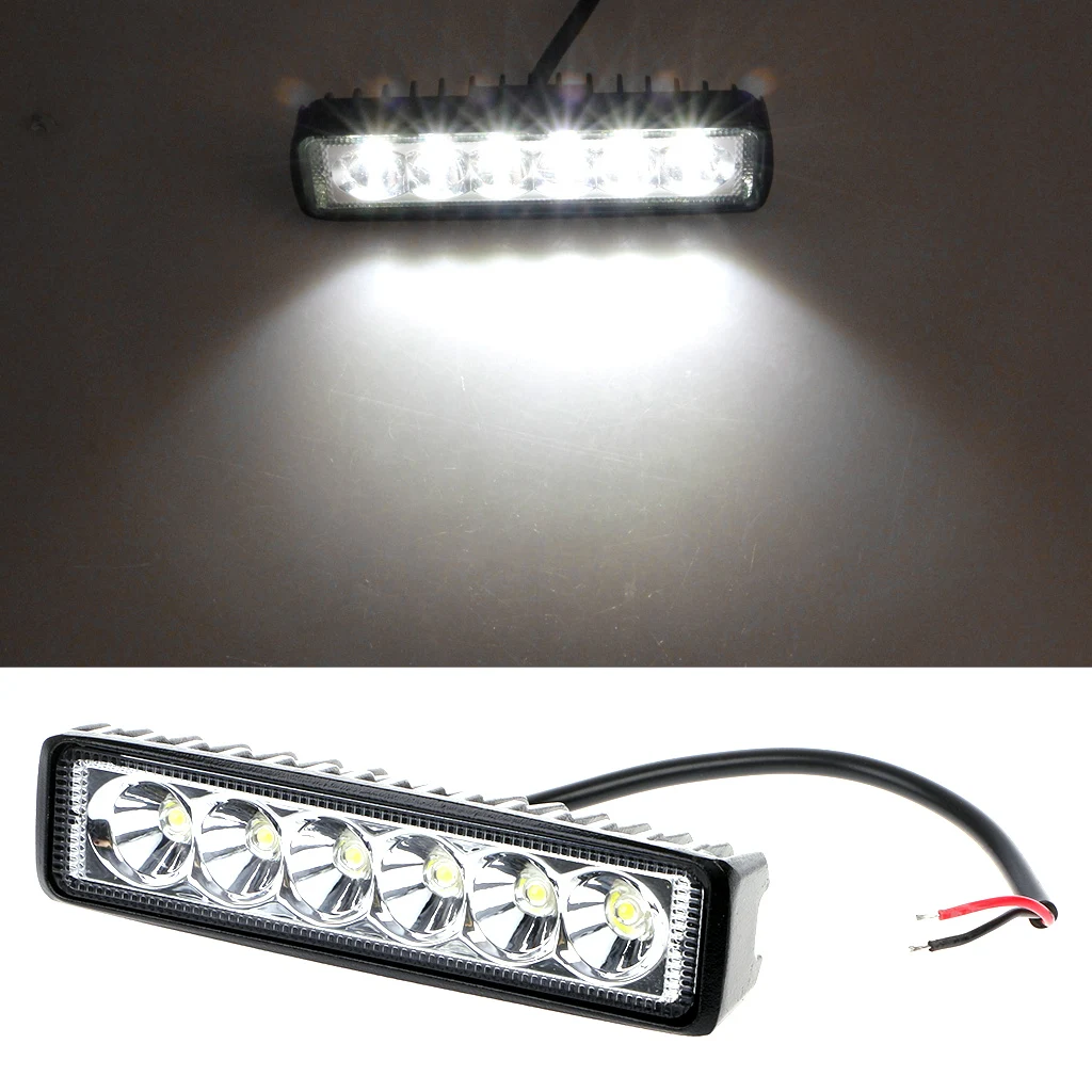 1Set 18W 6 LED DC 10-30V Flood Bar Work Light Boat Car Truck Lamp SUV UTE ATV Offroad
1Set 18W 6 LED DC 10-30V Flood Bar Work Light Boat Car Truck Lamp SUV UTE ATV Offroad