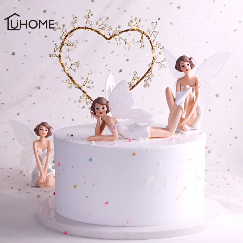 3pcs/set Resin Crafts Cake Decoration Tools Flower Fairy Angel Figurines Lovely Girl Statue Home Decor Creative Gifts
3pcs/set Resin Crafts Cake Decoration Tools Flower Fairy Angel Figurines Lovely Girl Statue Home Decor Creative Gifts