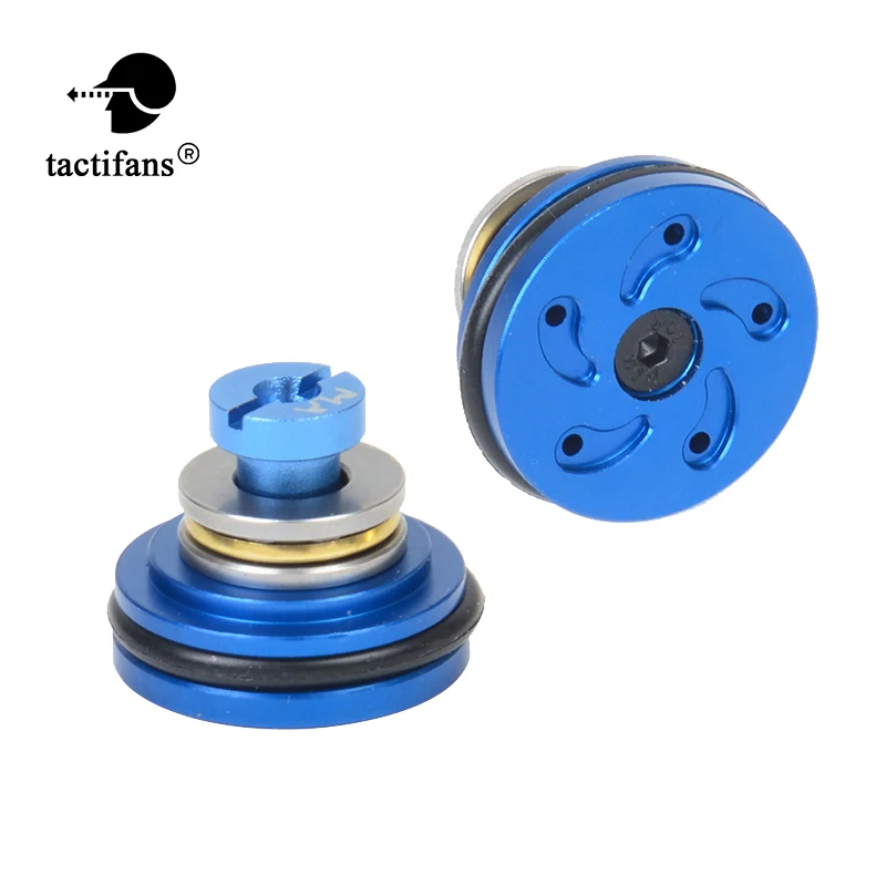 Tactifans Airsoft Ball Bearing Piston Head Aluminium Whirlwind 5 holes for Ver.2/3 AEG Gearbox (new type) Upgrade Gears
Tactifans Airsoft Ball Bearing Piston Head Aluminium Whirlwind 5 holes for Ver.2/3 AEG Gearbox (new type) Upgrade Gears