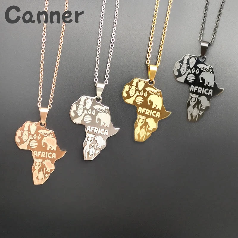 Canner Trendy Silver Gold Necklace Hiphop African Map Necklaces For Women Long Chain Necklaces Globe World Map Jewelry Collar A4
Canner Trendy Silver Gold Necklace Hiphop African Map Necklaces For Women Long Chain Necklaces Globe World Map Jewelry Collar A4