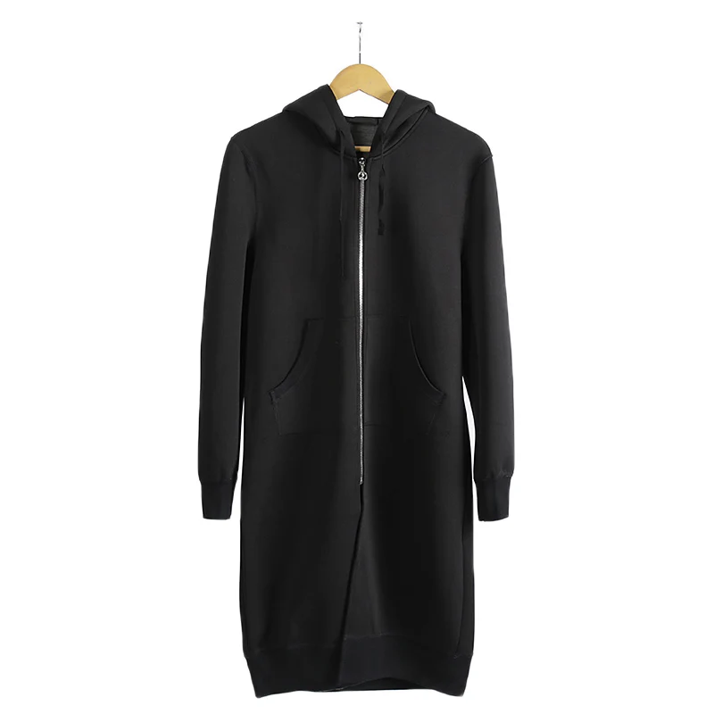 Male Long Design Cardigan with A Hood Sweatshirt Personalized Medium-long Sweatshirt Novelty Non-mainstream Male Sweatshirt 2018
Male Long Design Cardigan with A Hood Sweatshirt Personalized Medium-long Sweatshirt Novelty Non-mainstream Male Sweatshirt 2018