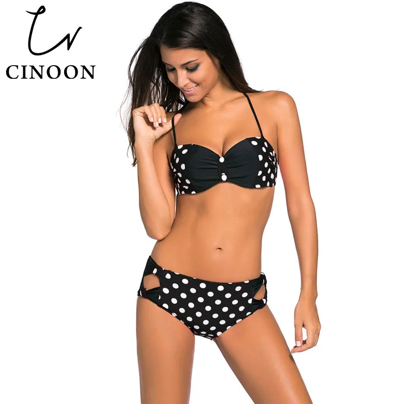 2018 CINOON Black/Red/Blue White Dots Underwire Bikini Bow Detail High Waist Swim trunks Swimsuit Push-up Swimwear Bathing Suit
2018 CINOON Black/Red/Blue White Dots Underwire Bikini Bow Detail High Waist Swim trunks Swimsuit Push-up Swimwear Bathing Suit