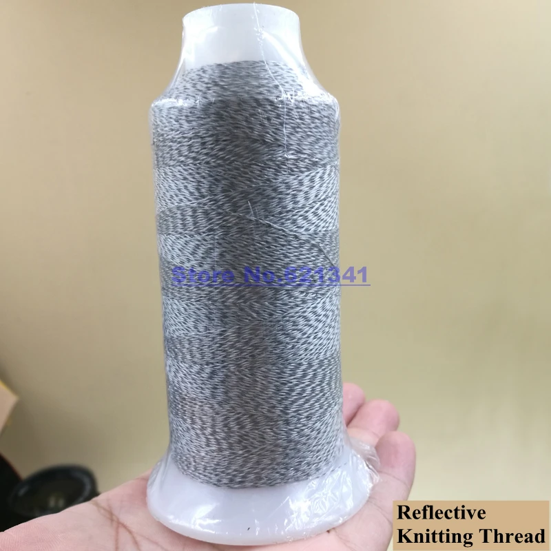 Silver Reflective Thread Twist Yarn For Knitting & Hand Weave 1000meters(3280ft) Gray Free Shipping
Silver Reflective Thread Twist Yarn For Knitting & Hand Weave 1000meters(3280ft) Gray Free Shipping