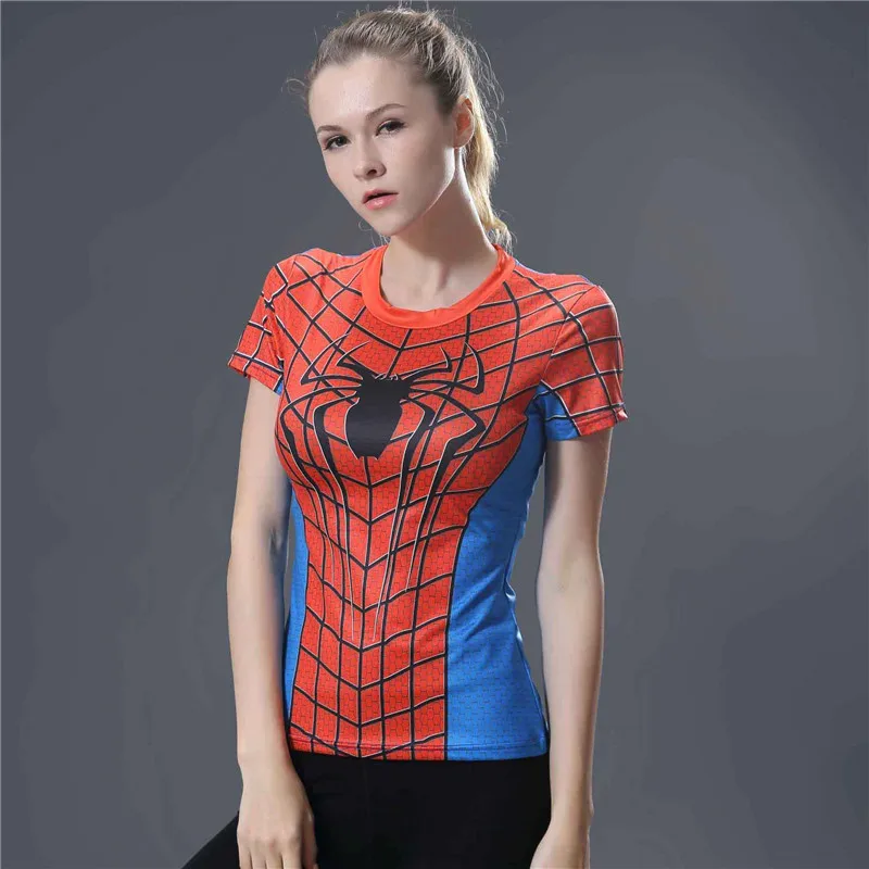 3d Print Spiderman Compression Shirt T Shirt Women Tops Summer Short Sleeve O-neck Fitness Tshirt Women Fashoin Tee Shirt Femme
3d Print Spiderman Compression Shirt T Shirt Women Tops Summer Short Sleeve O-neck Fitness Tshirt Women Fashoin Tee Shirt Femme