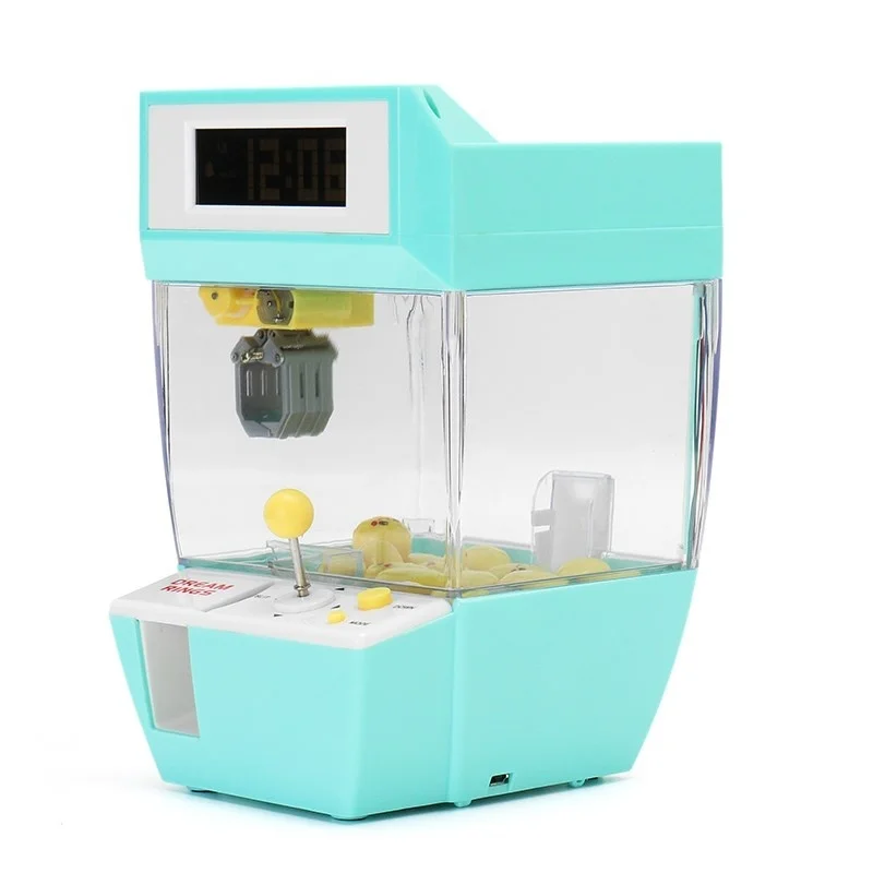 Catcher Alarm Clock Coin Operated Game Machine Crane Machine Candy Doll Grabber Claw Machine Blue Color For Entertainment
Catcher Alarm Clock Coin Operated Game Machine Crane Machine Candy Doll Grabber Claw Machine Blue Color For Entertainment