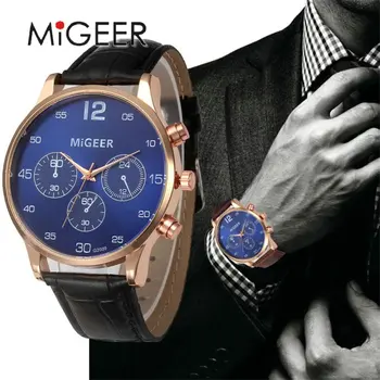 MIGEER Men Watch Top Brand Luxury Fashion Casual Sport Quartz-Watch Leather Watchband Relogio Masculino Business Watches 2020
MIGEER Men Watch Top Brand Luxury Fashion Casual Sport Quartz-Watch Leather Watchband Relogio Masculino Business Watches 2020