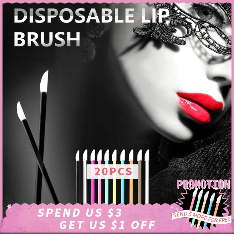 20PCS Disposable Eye Shadow Stick Makeup Gloss Wand Lipstick Mascara Stick Brush Girl Makeup Tools Women Makeup Applicator
20PCS Disposable Eye Shadow Stick Makeup Gloss Wand Lipstick Mascara Stick Brush Girl Makeup Tools Women Makeup Applicator