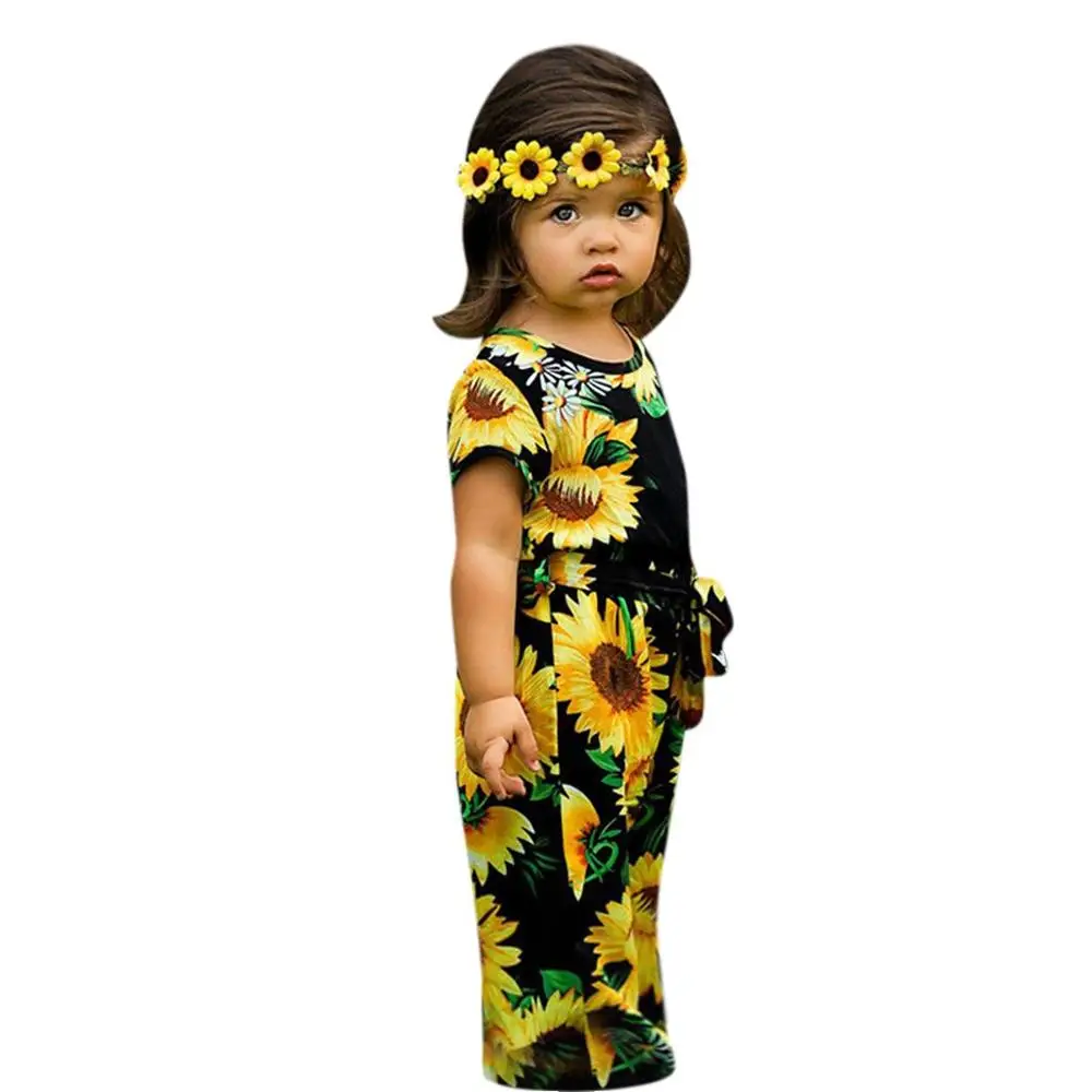 Baby Romper Summer Hot Sale Children Kids Girls Short Sleeve Sunflower Print Jumpsuit Outfit 12Months-5Years Cute Clothes
Baby Romper Summer Hot Sale Children Kids Girls Short Sleeve Sunflower Print Jumpsuit Outfit 12Months-5Years Cute Clothes