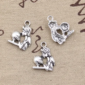 20pcs Charms Fortune Teller Crystal Ball 20x15mm Antique Bronze Silver Color Pendants Making DIY Handmade Tibetan Jewelry
20pcs Charms Fortune Teller Crystal Ball 20x15mm Antique Bronze Silver Color Pendants Making DIY Handmade Tibetan Jewelry