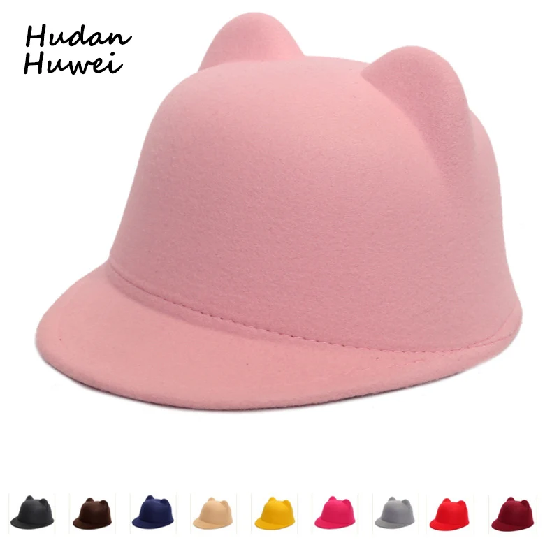 Plain Wool Felt Korean Cat Ears Equestrian Cap Parent-child Cap Flat Brim Horseman Trilby Hat for Men Women Children Boys Girls
Plain Wool Felt Korean Cat Ears Equestrian Cap Parent-child Cap Flat Brim Horseman Trilby Hat for Men Women Children Boys Girls