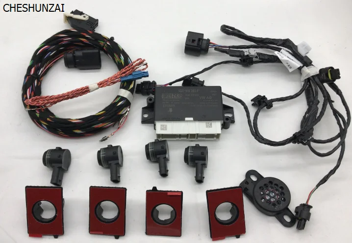 CHESHUNZAI FOR VW MQB Golf 7 New Octavia - Park Pilot Rear 4 Sensor With OPS stents Module wiring harness Rear 4 reversing radar 
CHESHUNZAI FOR VW MQB Golf 7 New Octavia - Park Pilot Rear 4 Sensor With OPS stents Module wiring harness Rear 4 reversing radar