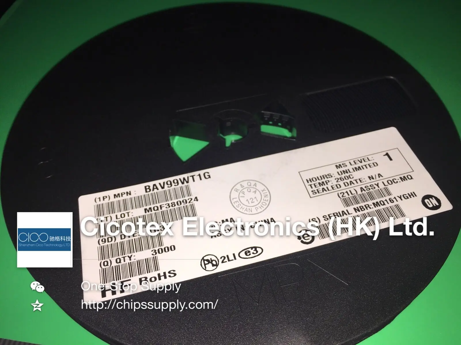 100 шт./лот BAV99WT1G SOT323 DIODE ARRAY GP 100V 215MA SC70-3 A7 | Электронные компоненты и принадлежности
