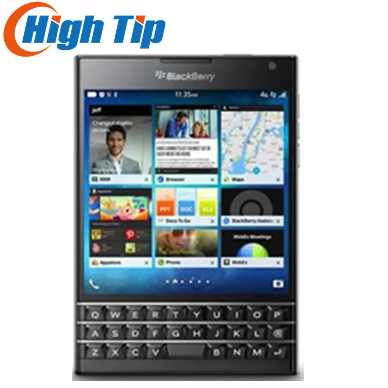 

Original Q30 Unlocked BlackBerry passport LTE BlackBerry OS 10.3 Quad core 3GB RAM 32GB ROM 13MP Camera cell Phone refurbished