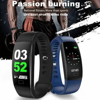 F64HR Color Screen Smart Bracelet Band Watch Blood Pressure Heart Rate Pedometer Sports Health Wristband
F64HR Color Screen Smart Bracelet Band Watch Blood Pressure Heart Rate Pedometer Sports Health Wristband